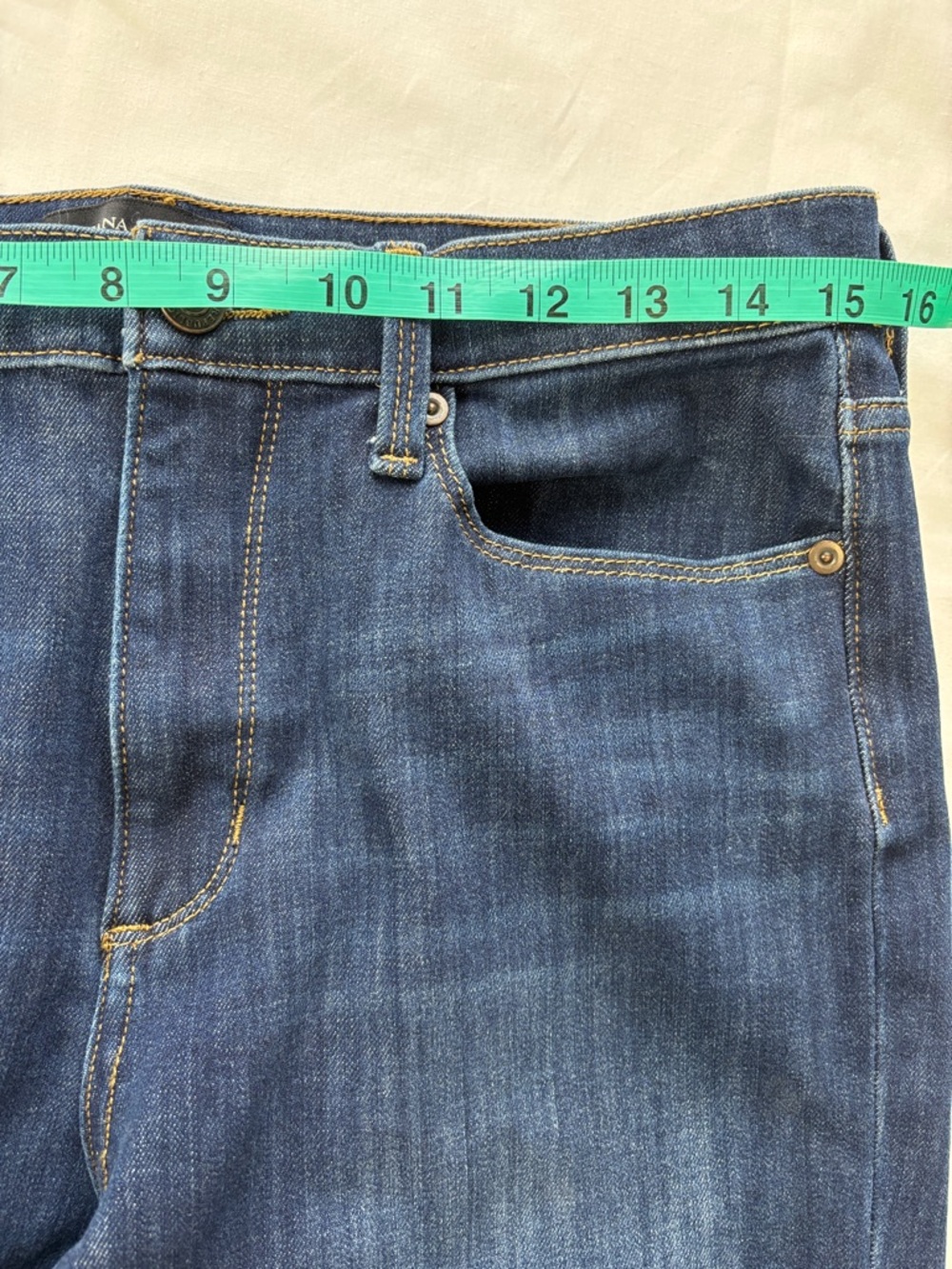 💙 Banana Republic High Rise Jeans Womens 30 Skinny Short NWT Dark Wash Denim 💙 - Picture 8 of 13